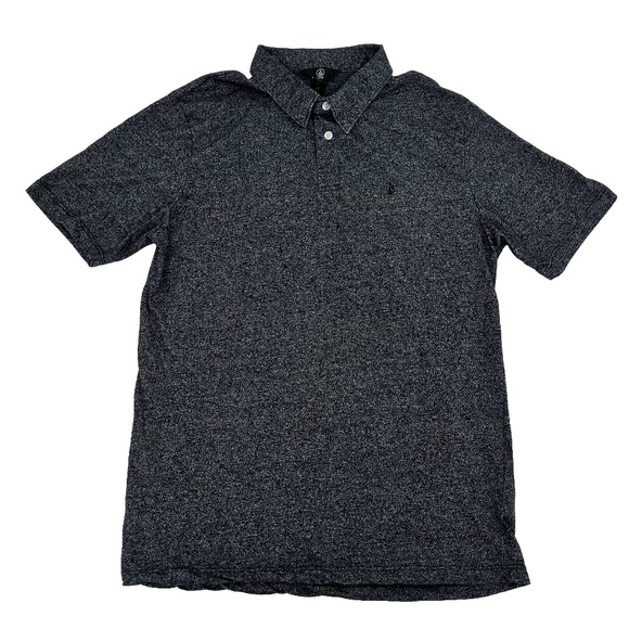 Volcom Other - Volcom Mens Size L Polo Shirt Charcoal Gray Logo Short Sleeve Comfort Outdoor‎